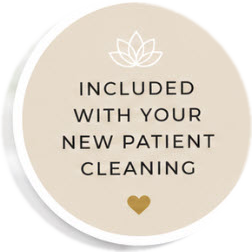 Included with your new patient cleaning