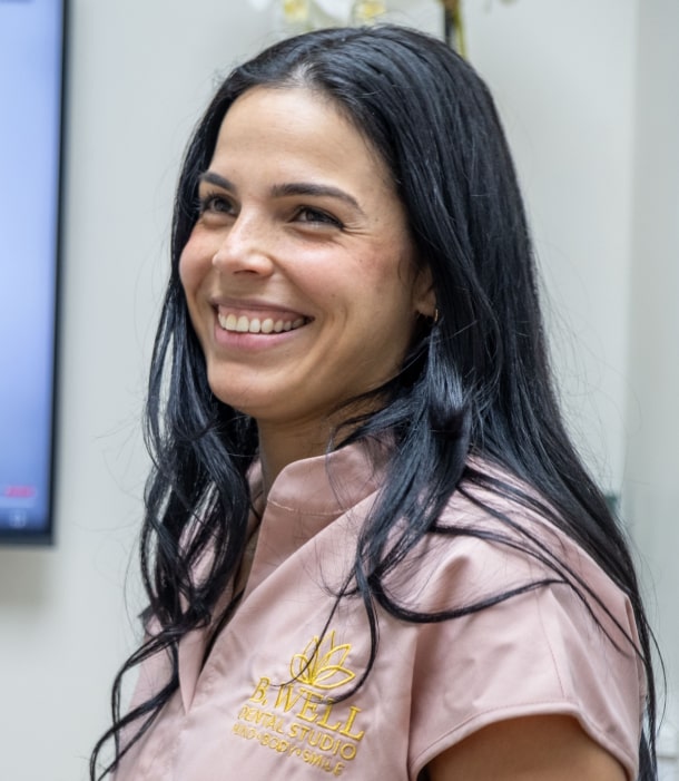 A photo of our happily smiling team member