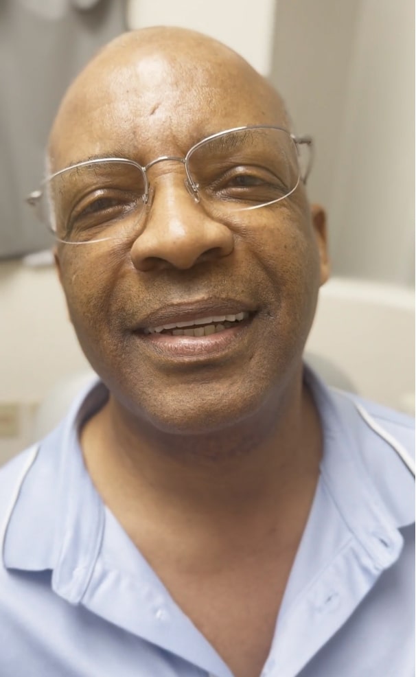 A photo of our patient