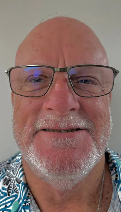 A photo of our happy client before procedure